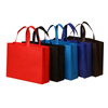 China Factory Plain Ultrasonic Carriler Heat Seal Online Grocery Tote Eco Non Woven Shopping Bags