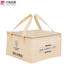 Wholesale Fresh Cool Reusable Non Woven Insulated Lunch Cooler Bag with Zip