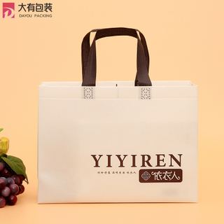Guangzhou Quality Custom Logo Printed Eco Friendly Tote Shopping Carry PP Laminated Recyclable Spunbond TNT Non Woven Bag