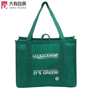 Grocery Tote Bag, Large & Super Strong, Heavy Duty Shopping Bags with Stand-up PL Bottom, Non-Woven Convention Reusable Tote Bags, Premium Quality 