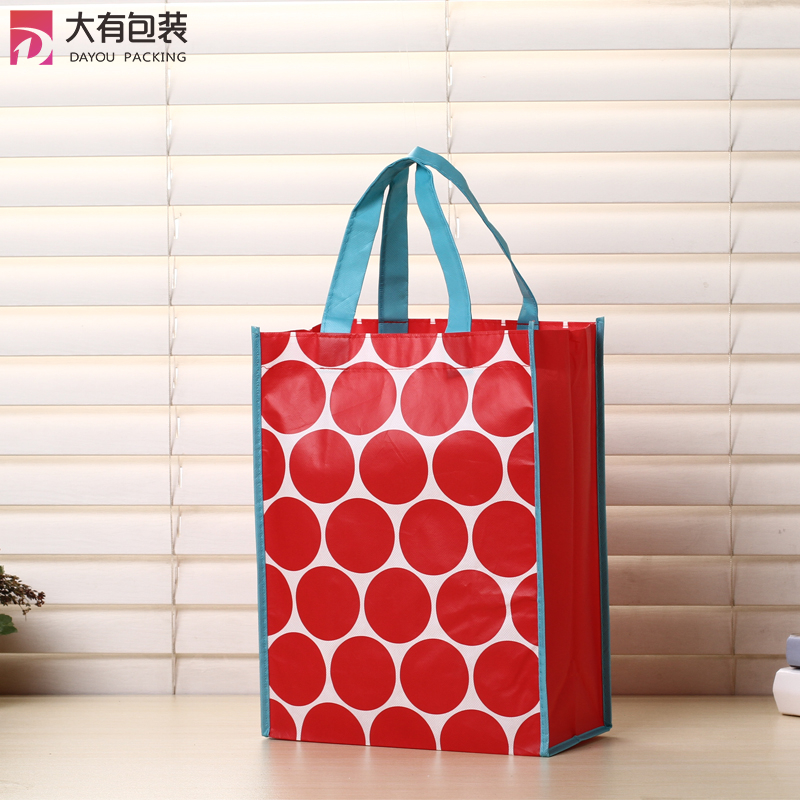 Full Color Printing Lovely Shopping PP Laminated Non Woven Carry Bag