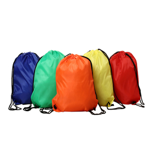 New Design Fashion Style No MOQ Multi- Color Polyester Drawstring Backpack Bag