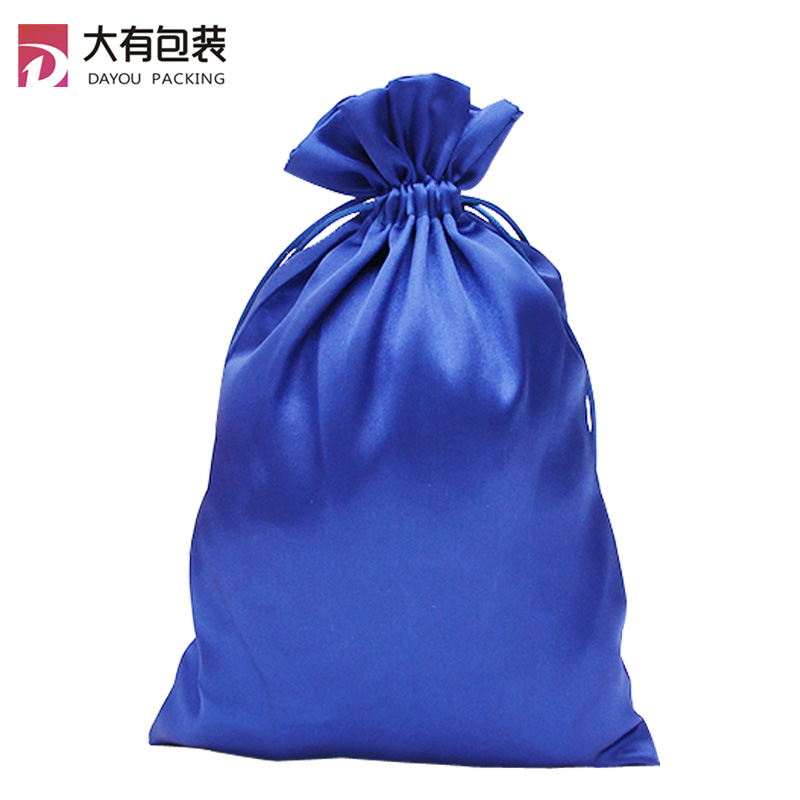 Soft Satin Bag Underwear Cloth Shoes Storage Packaging Bags Personalized Print Silk Drawstring Dust Bags