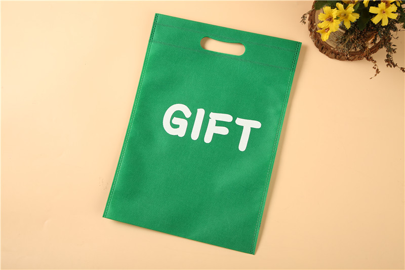 Custom Heat Sealed Die Cut Non Woven Bag With Printed Logo