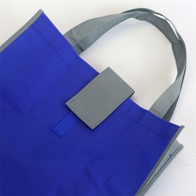 Free Stock Sample Wholesale Custom Printed Recycled Folding Foldable Reusable Non Woven Tote Shopping Bag