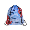 210D Polyester with Full Color Printing Kids Drawstring Backpack Bag