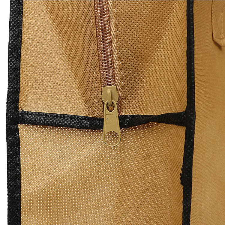 Non Woven Edge Pvc Zipper Quilt Cover Packaging Bags