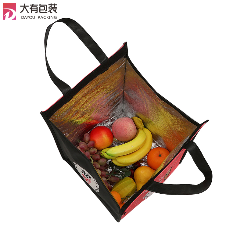 Best Selling Recycled Laminated Non Woven Thermal Lunch Bags
