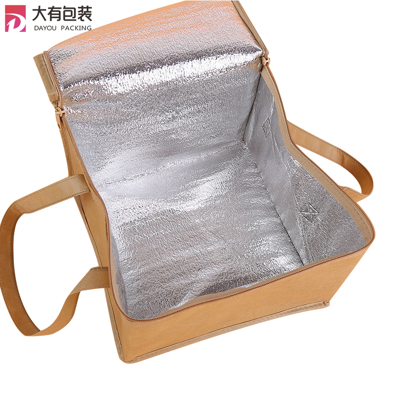 Customized Colorful Promotional Non Woven Lunch Insulated Cooler Bag with Logo