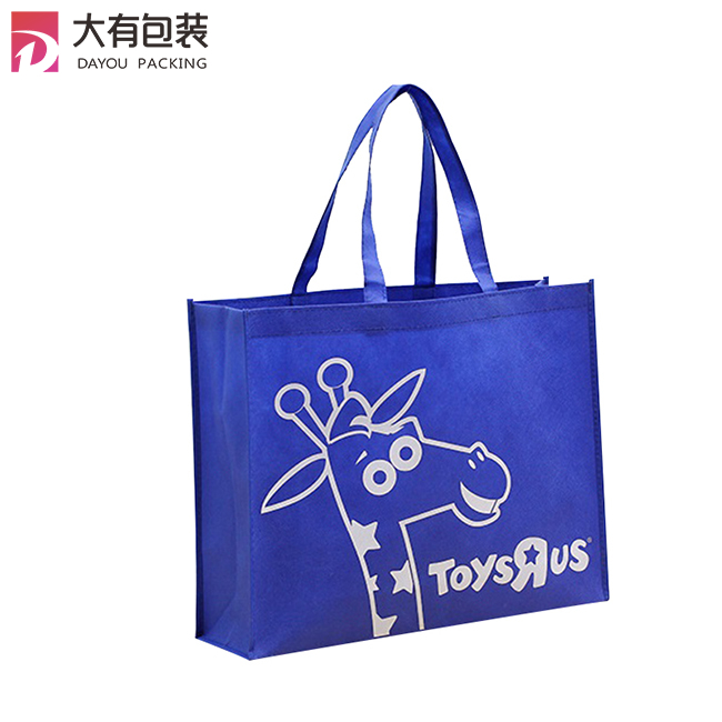 Different Colors Recycling Custom Logo Promotional Non Woven Shopping Tote Bag