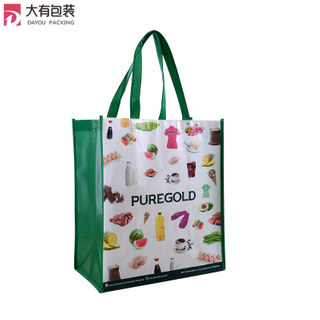 Best Selling Excellent Quality OEM PP Non Woven Bag Full Color Customized Printing Reusable Non Woven Shopping Bag