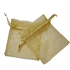 Custom Logo Printed Biodegradable Small Drawstring Organza Wedding Gift Candy Decorative Bag