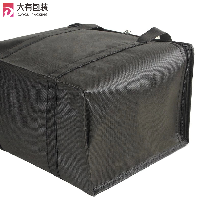 Custom Logo Promotional 6 Can Pack Soft Aluminium Travel Food Delivery PP Non Woven Lunch Insulated Whole Foods Cooler Bag