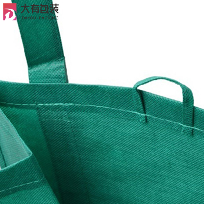 Large capacity strong load bearing non woven tote shopping bag with long handle