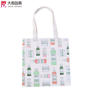 Washable Reusable 8oz 10oz Cotton Canvas Grocery Tote Bags for Promotion Branding And Gift