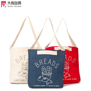 Large Cotton Canvas Zippered Shopping Tote Grocery Bag With Long Extra Strong Handles 