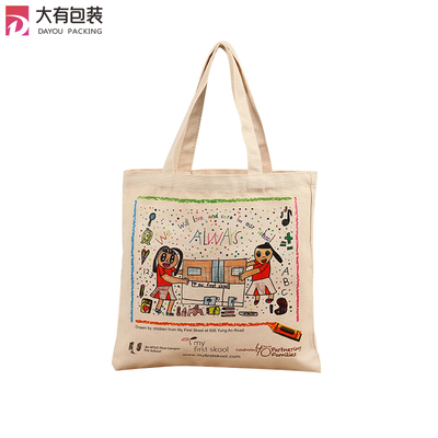 Reusable Large Canvas Tote Bags with Separate Packaging